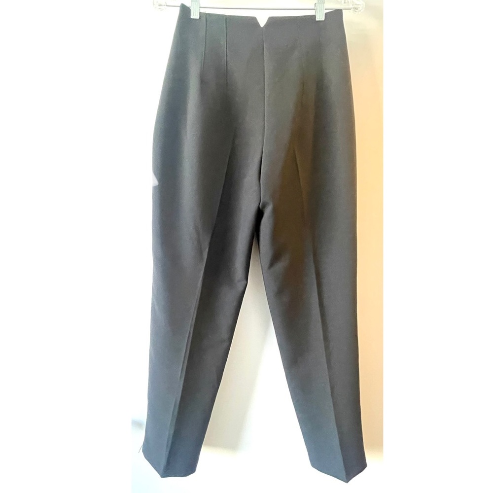 Zara Black High-Waist Straight Leg Pants - Picture 5 of 6